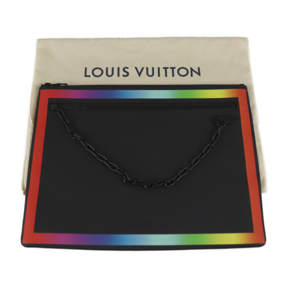 LOUIS VUITTON Black Clutch Bag - Picture 10 of 10